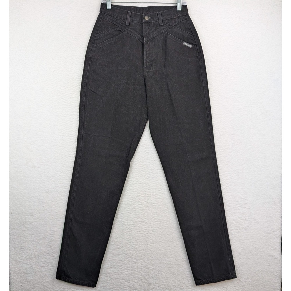 Rocky Mountain Rockies Jeans Womens 31/11 Black High Rise Bareback Western
